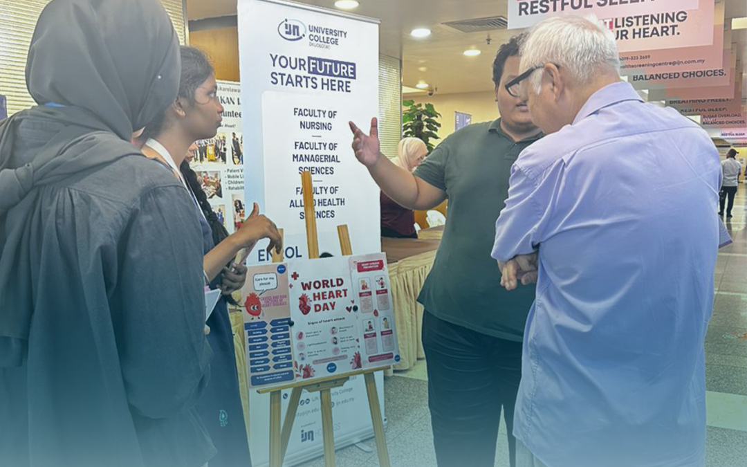 IJN University College Students Participate in World Heart Day at the National Heart Institute