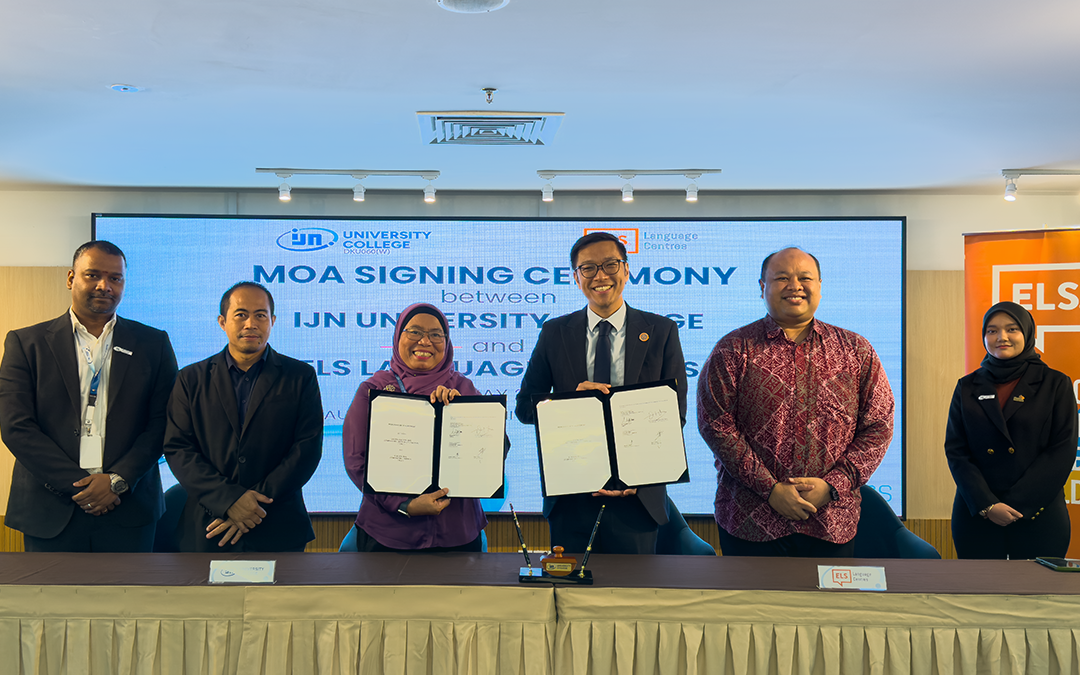IJN University College Signs MOA with ELS Language Centres to Empower Future Healthcare Professionals