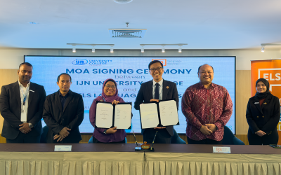 IJN University College Signs MOA with ELS Language Centres to Empower Future Healthcare Professionals